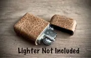Genuine Leather Case for Zippo Slim Lighter (Made in USA )