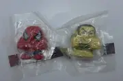 Spider-Man & Sandman Mini Squeeze Squirter Figures Toy General Mills Cereal NEW