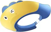[Generic] Baby Shower Hat,Adjustable Dinosaur Shape Baby Bath Cap | Bathing Protection, Visor Head Eye Ear Shampoo Caps For Kids Ages 6 Months And Up