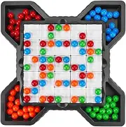 Shxupjn Intellectual Chessboard, Interactive Chessboard Game, Portable Interactive Puzzle Chess Toy Set for Kids Adults Children