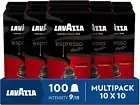 , Espresso Maestro Classico, 100 Aluminium Coffee Pods Compatible with Nespresso