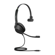 Jabra Evolve2 30 SE Wired USB-C UC Mono Headset, Lightweight & Durable, Noise Isolating Ear Cushions, Plug-and-play, 2-Mic Technology, 2Yr Warranty