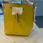 Ralph Lauren Bucket Bag Debby Yellow. New with tags
