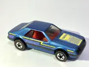 CUSTOM MADE REDLINE Vintage 1979 Hot Wheels Turbo Mustang Cobra RARE BLUE