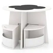 Costway 5PCS Table & Chair Set Activity Play Desk