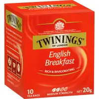 在飛比找樂天市場購物網優惠-【TWININGS 唐寧茶包】英國早餐茶包 10入/盒