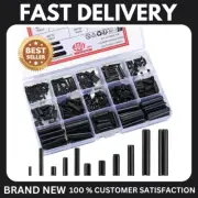 460Pcs Roll Pin Assortment Set, Slotted Metric Spring Split Expansion Pins
