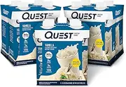 Quest Nutrition Vanilla Protein Shake, High protein, Low Carb, Gluten Free, Keto Friendly, 12Count