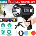 200000 lumens Super Bright LED Flashlight Handheld Searchlight Spotlight Camping