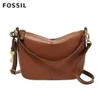 送禮首選★FOSSIL JOLIE 肩背/斜背兩用水餃包-咖啡 ZB7716200【美國時尚品牌】 附防塵袋+提袋【全館滿額折價★FOSSIL全系列包夾送美妝蛋】