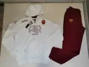 5788 Kappa Roma Tracksuit 2013 Tracksuit Hood Sweatshirt Cotton Cuff White