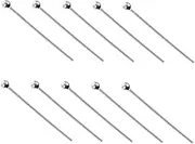 OHPHCALL DIY Jewelry Materials 10pcs Metal Jewelry Pins Eye Pins for Necklace Chain