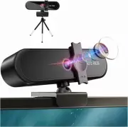 Webcam with Microphone, 1440p HD Computer Camera Webcam with Microphone