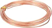 uxcell 99.9% Pure Copper Wire for Jewelry Making, 14 Gauge (1.6mm) Copper Craft Wire 9.8 Feet Beading Jewelry Making Supplies for Crafting Wreath Electroculture Gardening