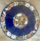 2' Marble Side Table Top Blue Lapis Stone Inlay Outdoor Mosaic Art Decor