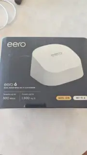 eero 6 Dual-Band Mesh Extender Wi-Fi Speed Up To 500 Mbps Covers To 1500 Sq ft