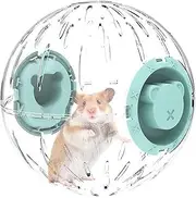 Guinea Pigs Running Ball, Pet Rolling Ball Hamster. 7.87-Inch Comfortable Breathable Exercise Wheel, Relief Hamster Balls for Gerbils, Small Pets Indoor Play