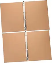 jojofuny 2pcs Refillable Notebook Binder Cover Loose Leaf Shell with Practical Design for Secure Storage for School and Office Use Present for