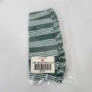 Longaberger 1998 Glad Tidings Stand Up Fabric Green Stripe Liner NOS #2675116