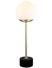[Oriel Lighting] Milton Classic Marble Art Deco Table Lamp