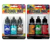 Ranger Adirondack Alcohol Ink Bundle Ink Set (Marina + Conservatory) Tim Holtz