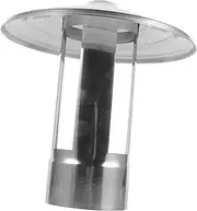 QUMIIRITY Stainless Steel Chimney Cap Rainproof Smokestack Cover for Vent Design Rain Cap for Use Outdoor Conditions