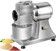 Commercial Electric Cheese Grater, 550W Stainless Steel Cheese Grater, Butter Grinder, 40KG/H, 3000RPM Electric Rotary Bread Bran Shredder for Cheese, Butter, Chilli, Bread Bran, Nuts