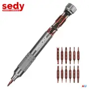 24in1 Multibit Precision Magnetic Screwdriver Set Flat Head Phillip Hex S2 Steel