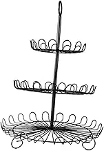 Folpus Layered Cake Stand Cupcake Holder Portable Hanging Modern Serving Tray Dessert Display Stand for Candy Scones Events Reunions, 3 Tiers