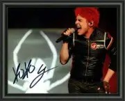 MY CHEMICAL ROMANCE - Gerard Way - A4 SIGNED PHOTO POSTER 2 - FREE POSTAGE