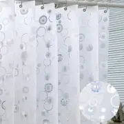 Shower Curtain Liner Anti-Bacterial with Magnets, Mildew Resistant Shower