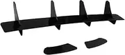 Car Rear Bumper 4 Fins Diffuser Rear Side Splitters Spoiler Lip,Compatible with VW Golf 7 VII MK7 GTI 2013-2016 Black ABS