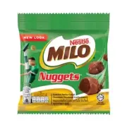 913601 1 x 25g PACKET OF NESTLE MILO CHOCOLATE NUGGETS