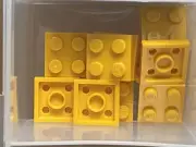 LEGO Parts - Bright Light Orange Plate 2 x 2 - No 3022 - QTY 10
