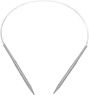 uxcell Aluminum Circular Knitting Needle 16 Inch (40cm) Length Size US 8 (5mm) Round Knitting Needle for Handmade Projects DIY Knitting