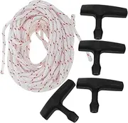 TINEASUR 1 Set Starting The Drawstring Starter Rope Lawnmower Pull Rope Lawn Mower Pull Cord Lawnmower Pull Cord Chainsaw Pull Cord Replacement Electric Lawn Mower Corded Engine Pull Cord