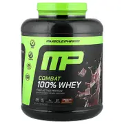 MusclePharm, Combat 100% Whey Protein, Chocolate Milk, 5 lb (2.24 kg)