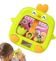 Walopola Claw Game Machine for Kids - Electronic Grabber Machine Chicken Fun Claw Machine - Interactive Small Arcade Game Candy Vending Machine for Boys & Girls