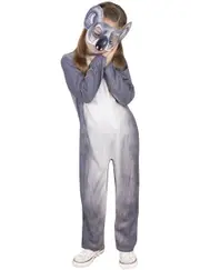 Koala Grey Animal Onesie Girls Book Week Costume
