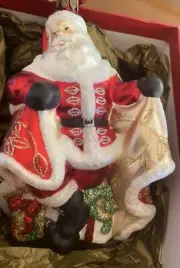 Waterford St.Nicholas With Gifts/Santa Clause Content 1 Ornament 2008 NEW