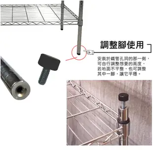 【我塑我形】90 x 45 x 80 cm 移動式萬用鐵力士鍍鉻二層收納架 鐵架 收納架 置物架 (8.1折)