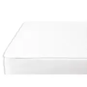 Sheraton Luxury Comfort Quilted Fitted Mattress Protector for Double Bed White