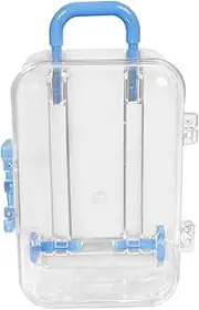 bellv Luggage Party Favor - Transparent Luggage Box | Travel Packaging Box for Birthday, Weddings, , Old Home Decoration, Suitcase Candy Box