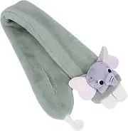 [COLLBATH] Adorable Elephant Plush Scarf Cross Tie Collar Soft Shawl for Kids Elephant Neck Warmer Unisex