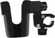 VICASKY Stroller Cup Holder Clamp Rotatable Drink Holder for Pushchair Compatible with Milk Bottles and Water Bottles for Strollers Bikes and Scooters