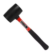 SK11 Fiberglass Handle 1LBS Double Faced Multi Purpose Rubber Head Hammer Mallet
