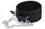 Weighted Bodybuilding Belt, Squat Belt with Chain, Weight Belt for Men and Women, One Size