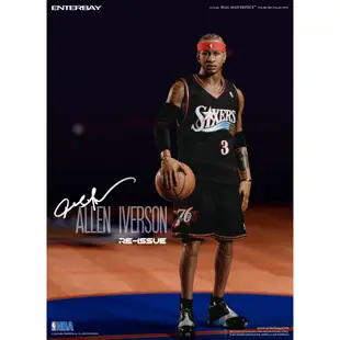 預購 ENTERBAY RM-1060 NBA系列 76人隊 1/6比例 Allen Iverson 艾倫 艾佛森 戰神