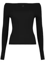 Courrèges Ribbed-knit top - Black - M (UK12 / M) M (UK12 / M)