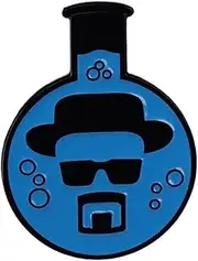 [Pinstant] Walter White Heisenberg Breaking Bad Say My Name TV Show Better Call Saul 1.2" Enamel Pin Badge, 1.2 Inches, Enamel, enamel